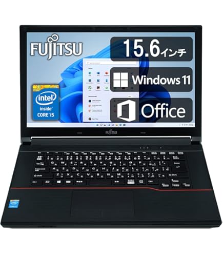 Amazon.co.jp: 【整備済み品】 富士通 ノートPC A574/15.6型/Windows11